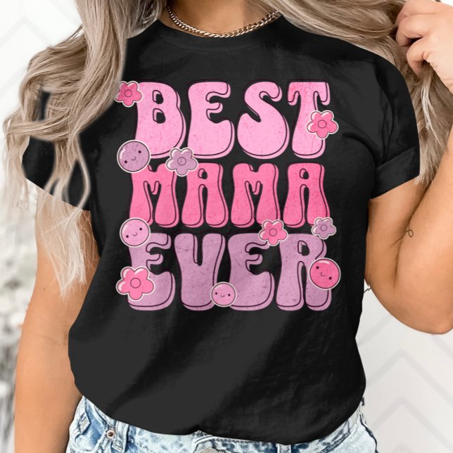 T-shirt Meilleure maman jamais - Mignonne fête des mères A (Créateur téléchargé)