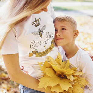 T-shirt Meilleure maman Jamais Reine Abee, Couronne Or & D