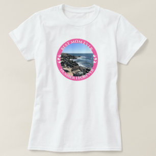 T-shirt Meilleure maman jamais ronde photo Atlantic Ocean 