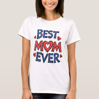 T-shirt Meilleure maman jamais typographie rustique avec c