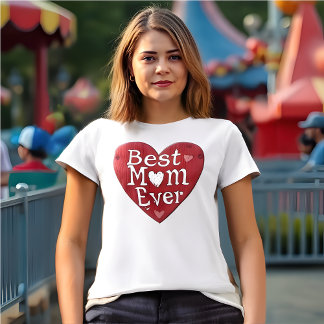 T-shirt Meilleure Maman Jour des Mères