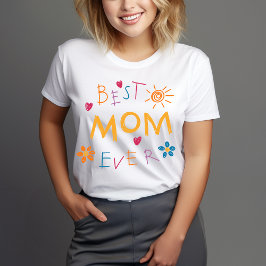 T-shirt Meilleure Maman Jour des Mères