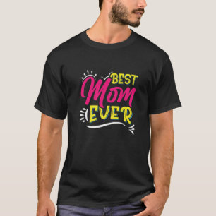 T-shirt Meilleure Maman Joyeuse Fête des Mères