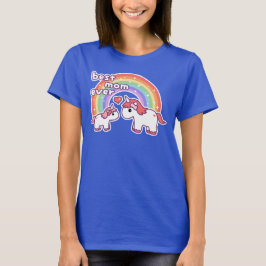 T-shirt Meilleure maman mignonne de licorne jamais