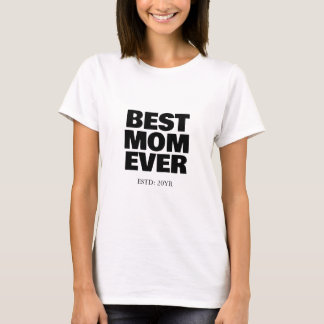 T-shirt Meilleure Maman Modèle de Fête des Mères