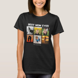 T-shirt Meilleure maman toujours Nom et images personnalis