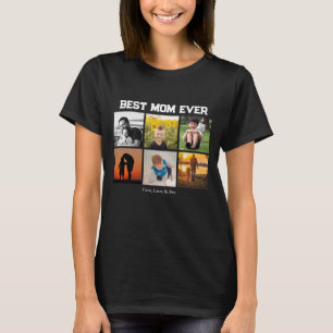T-shirt Meilleure maman toujours Nom et images personnalis