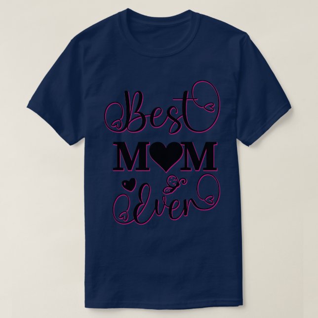 T-shirt meilleure maman tricot jamais 311 (Design devant)