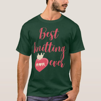 T-shirt Meilleure maman tricot jamais 581