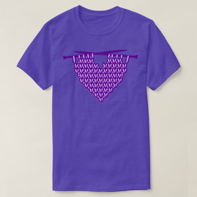 T-shirt Meilleure maman tricot jamais Sticker (Design devant)