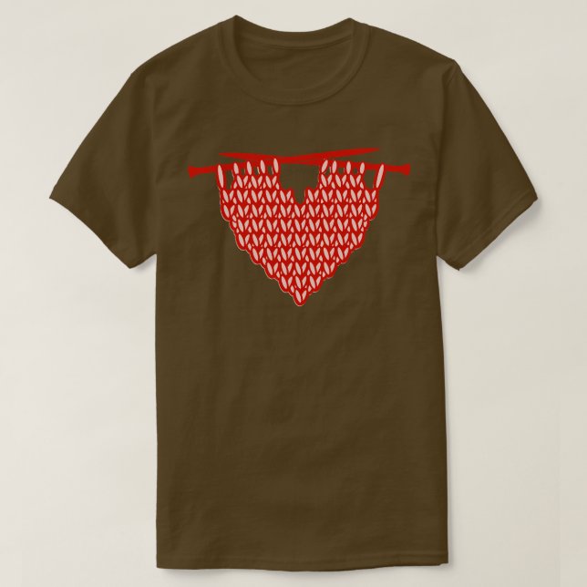 T-shirt Meilleure maman tricot jamais Sticker 4 (Design devant)