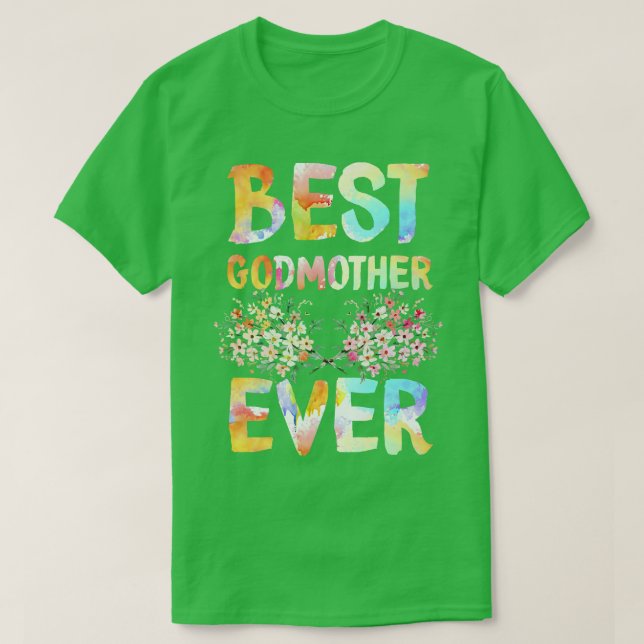 T-shirt Meilleure Marraine Jamais (Design devant)