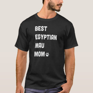 T-shirt Meilleure Mau Égyptien Maman Chatte Femme