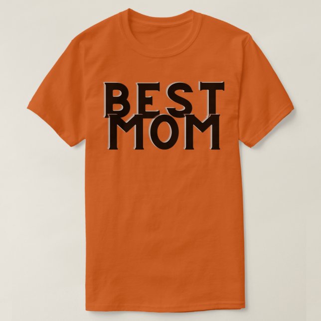 T-shirt Meilleure mère mère mère jour 1 (Design devant)