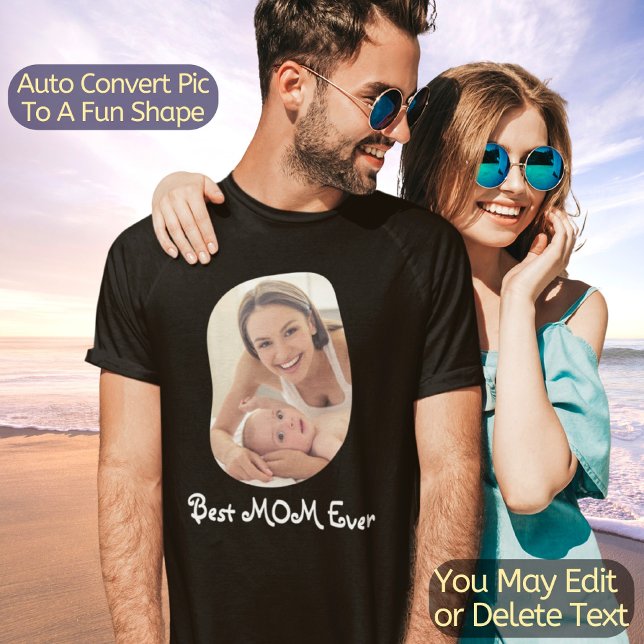 T-shirt Meilleure MOM jamais créer votre propre photo et t (Créateur téléchargé)