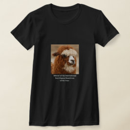 T-shirt Meilleure Monobrow d'Alpaca