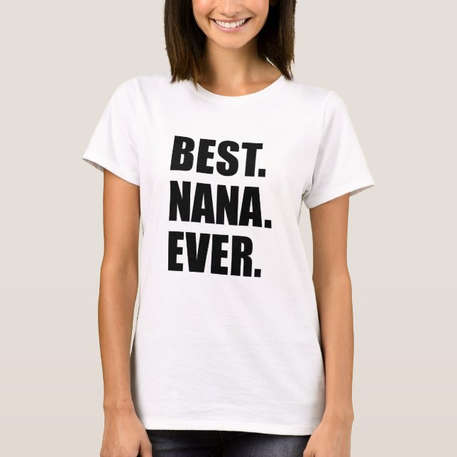 T-shirt Meilleure Nana jamais (Devant)