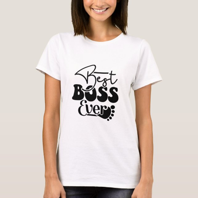 T-shirt Meilleure patronne qui soit - Patronne extraordina (Devant)