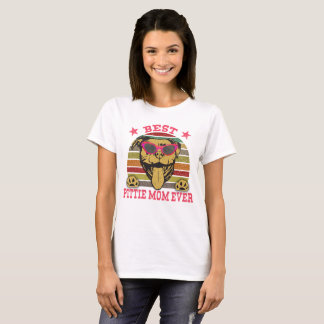 T-shirt Meilleure Pittie Maman Jamais Pitbull Aimants