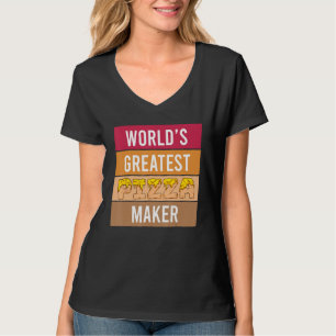 T-shirt Meilleure pizzeria du monde - Drôle Chef pizza Ba