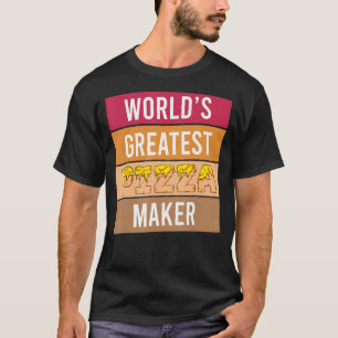 T-shirt Meilleure pizzeria du monde - Drôle Chef pizza Ba