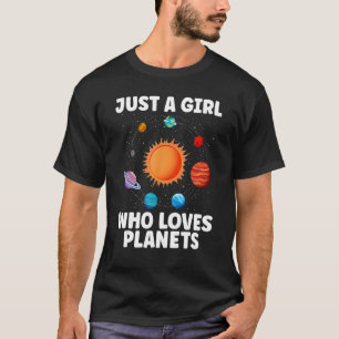 T-shirt Meilleure Planète Art Girls Enfants Système Solair