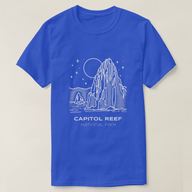 T-shirt Meilleure randonnée dans le parc national du récif (Design devant)