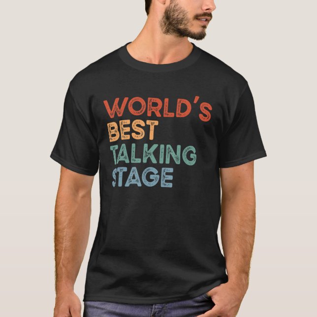 T-shirt Meilleure scène de discussion au monde Drôle Retro (Devant)