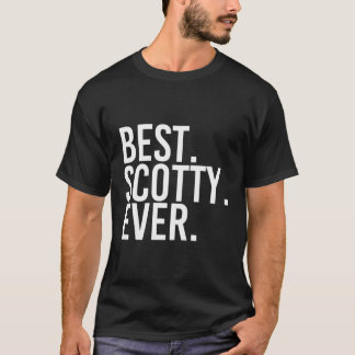T-shirt Meilleure Scotty Jamais Drôle Nom Personnalisé Pla