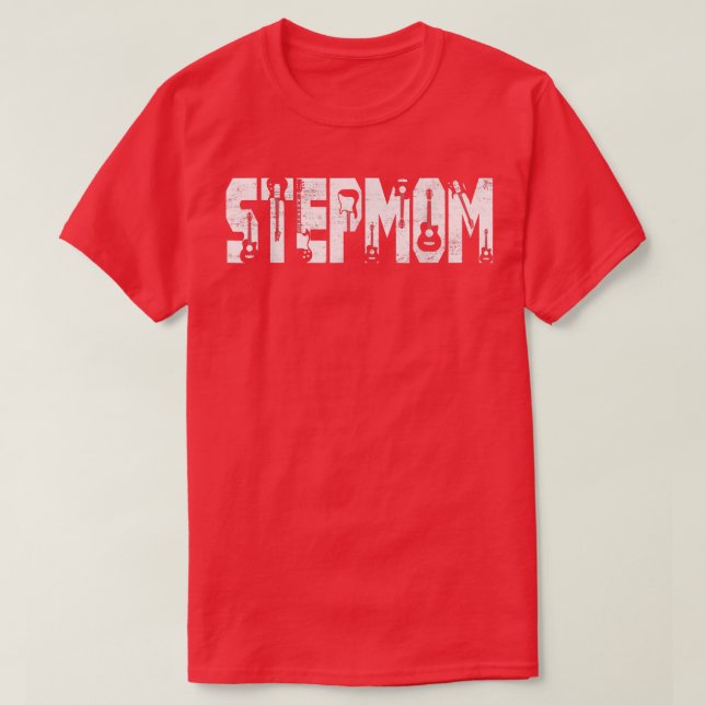 T-shirt Meilleure StepMom jamais guitare Guitare Guitaris (Design devant)