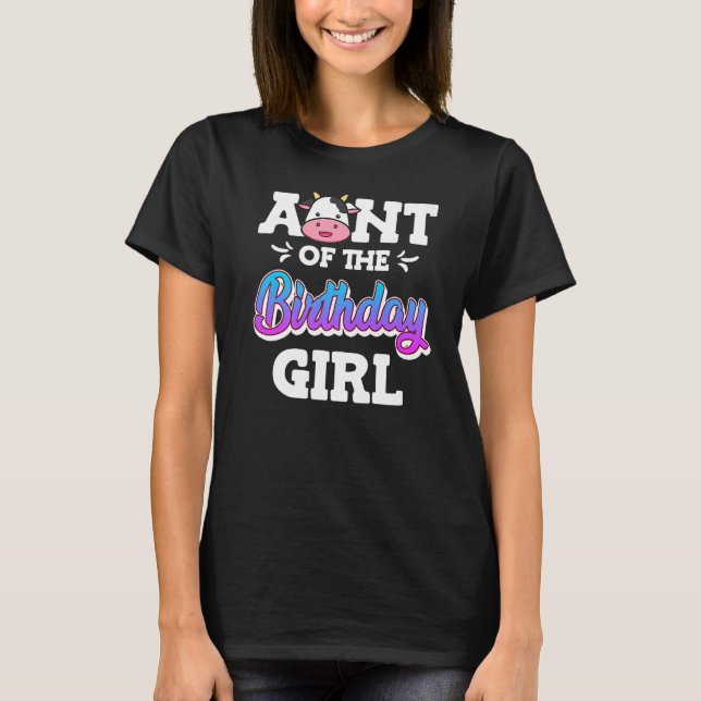 T-shirt Meilleure tante dans le monde fille anniversaire n (Devant)