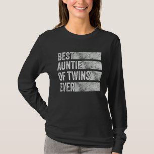 T-shirt Meilleure Tante De Jumeaux Grossesse Faire-part Dr