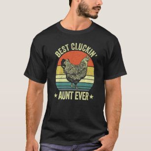 T-shirt Meilleure tante qui claque jamais retro poulette q