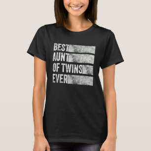 T-shirt Meilleure Tante Twins Grossesse Faire-part Drôle V