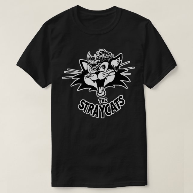 T-shirt meilleure tendance du logo de chats errants T-shir (Design devant)