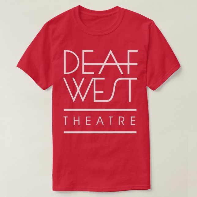 T-shirt Meilleure vente Deaf West Theatre (Design devant)
