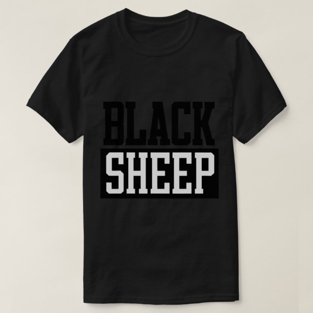T-shirt MEILLEURE VENTE - Mouton noir Hip hop essentiel T- (Design devant)