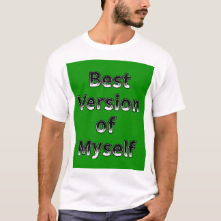 T-shirt Meilleure version de la conception de devis de mot