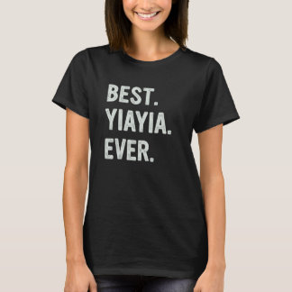 T-shirt Meilleure Yiayia de la famille Grand-mère