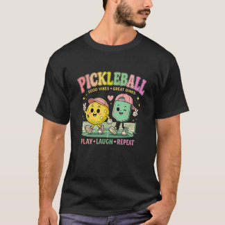 T-shirt Meilleures Amies de Pickleball Mignonnes – Jouer •
