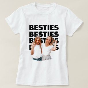 T-shirt Meilleures amies Photo personnalisée Cadeau de mei