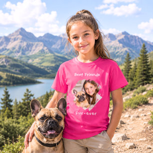 T-shirt Meilleures amies pour toujours Photo de chien Fill