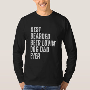 T-shirt Meilleures bières à poils Lovin Chien Papa 1