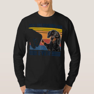 T-shirt Meilleures Fêtes des pères de chiens de Dachshund