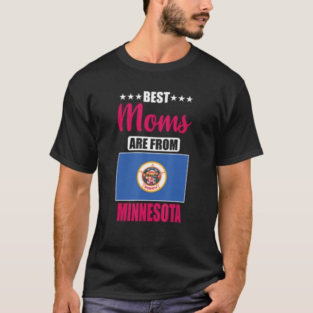 T-shirt Meilleures mamans du Minnesota (Devant)
