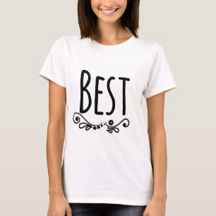 T-shirt Meilleurs amis assortissant la partie (meilleur)