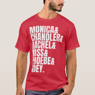 T-shirt Meilleurs amis comme Rachel Ross Joey Monica Chand