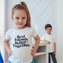 T-shirt Meilleurs Amis - Mieux Ensemble Amitié