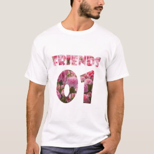 T-shirt Meilleurs amis pour 3 - Amis