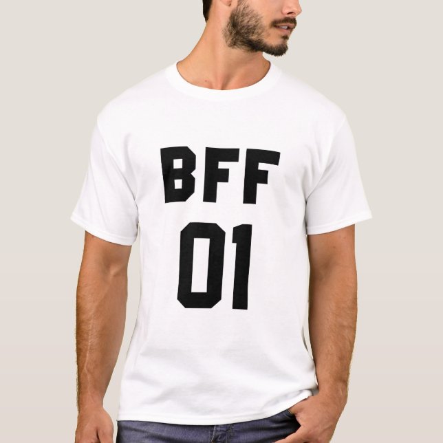 T-shirt Meilleurs amis pour 3 - BFF 01 (Devant)